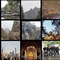 here are some pictures from the Great Wall, and old water town, a temple, Yellow Mountain, the Bund and Shanghai Tower (the 2nd tallest building in the world)